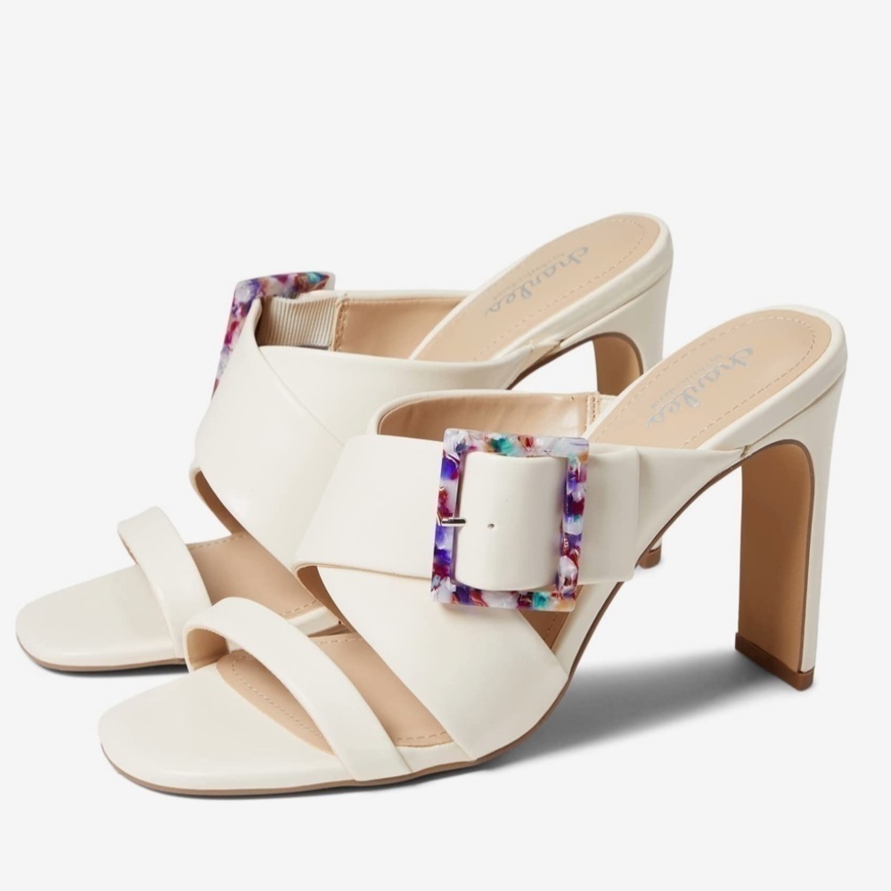 Charles by Charles David Gleam Strappy Slip On Heels NWT​​​​